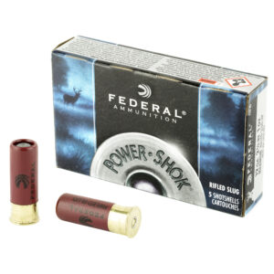 FED PWRSHK 12GA 2.75 RFL SLUG 5/250