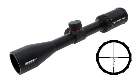 Crimson Trace Brushline Pro 3-9x40 Muzzleloader Riflescope, BDC Reticle