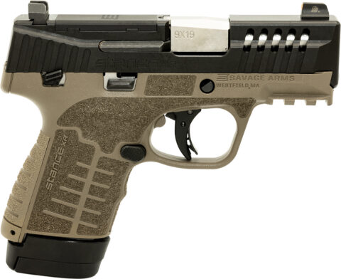 Savage Arms Stance XR MC9 NS 9mm, 13+1 Round, FDE Frame