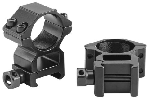 Riton Optics Ring Set 1" Medium Matte Black Scope Rings