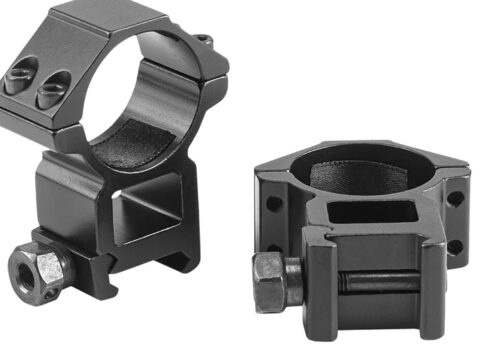 Riton Optics 1" High Ring Set, Matte Black