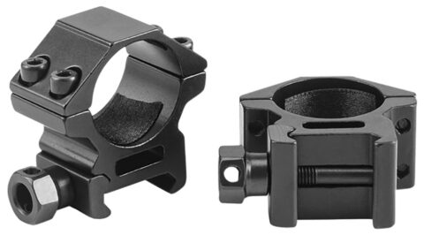 Riton Optics 30mm Low Scope Ring Set, Picatinny/Weaver, Matte Black