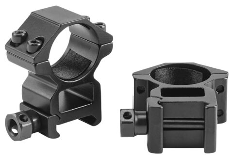 Riton Optics 30mm Medium Ring Set, Matte Black