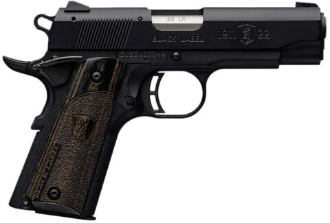 Browning 1911-22 Black Label Compact .22 LR, 3.625" Barrel, 10+1