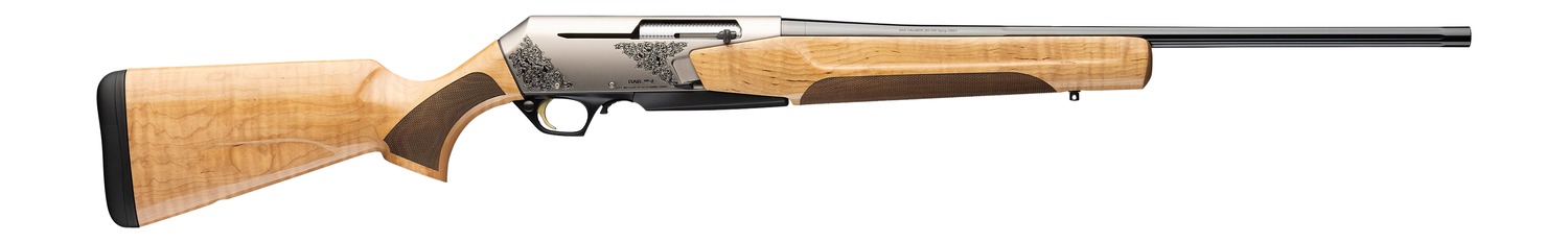 Browning BAR MK4 Medallion semi-auto rifle with maple wood stock and engraved receiver