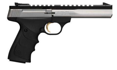 Browning Buck Mark Contour Stainless .22 LR, 5.5" Barrel, 10+1, Two-Tone