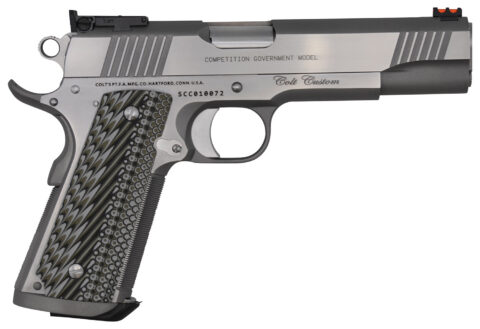 Colt Series 70 Custom Competition .38 Super, 5" Barrel, 9+1, Stainless