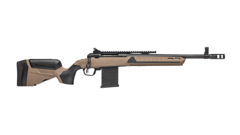 Savage 110 Scout V2 6.5 Creedmoor, 16.5" Barrel, Black / Tan