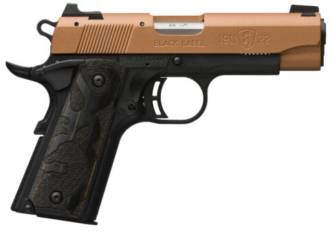 Browning 1911-22 Black Label 22 LR, 3.6" Barrel, 10+1, Copper Cerakote