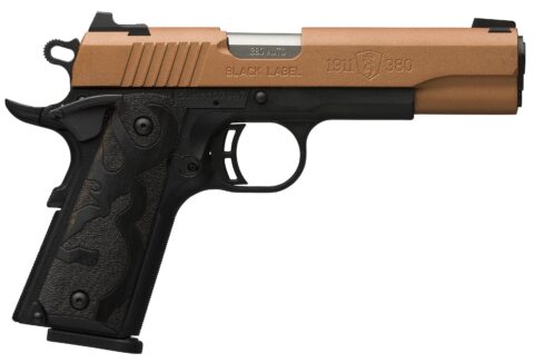 Browning 1911-380 Black Label .380 ACP, 4.25" Barrel, 8+1, Copper