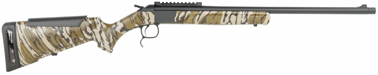 Retay Gamelander 20 gauge single shot shotgun with Bottomland camo synthetic stock