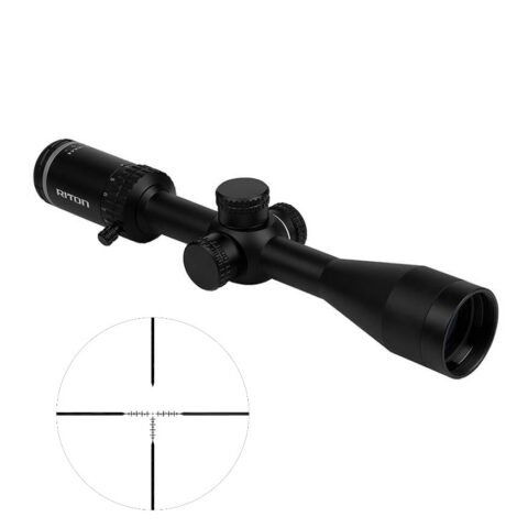 Riton Optics 1 Primal 4-16x44 1" RUT Riflescope, Matte Black