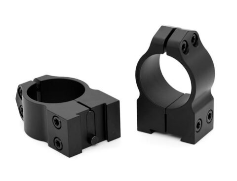 Warne Maxima Tikka 1" Medium Rings, Matte Black