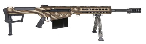 Barrett M107A1 .50 BMG, 20" Barrel, 10+1, American Flag Cerakote