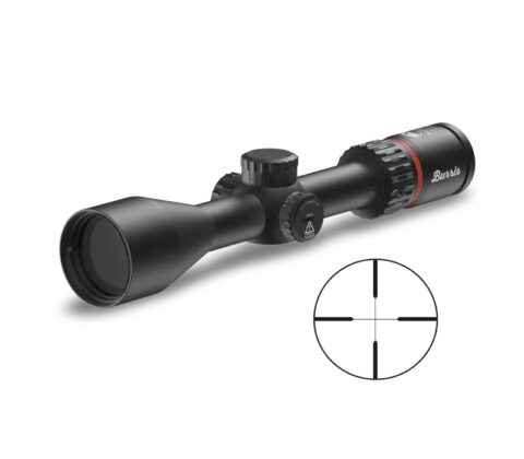Burris Fullfield 3-12x42mm, 1" Tube, Plex Reticle, Black