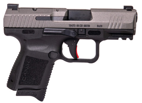 Canik TP9 Elite SC 9mm, 3.6" Barrel, 15-Round, Tungsten
