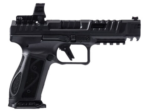 Canik SFx Rival-S 9mm, 5" Barrel, 18-Round, Darkside with MO2 Red Dot