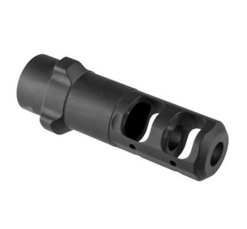 Gemtech Tri-Lock 338 Lapua Muzzle Brake, 3/4-24 Thread