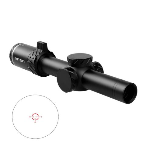 Riton 3 Tactix 1-8x24 Rifle Scope, 30mm, Illuminated OT Reticle