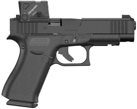 Glock 48 MOS 9mm, 4.17" Barrel, 10+1, Black