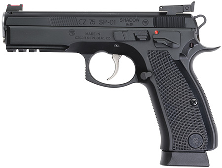 CZ SP-01 Shadow 9mm, 4.6" Barrel, 17+1, Black Polycoat