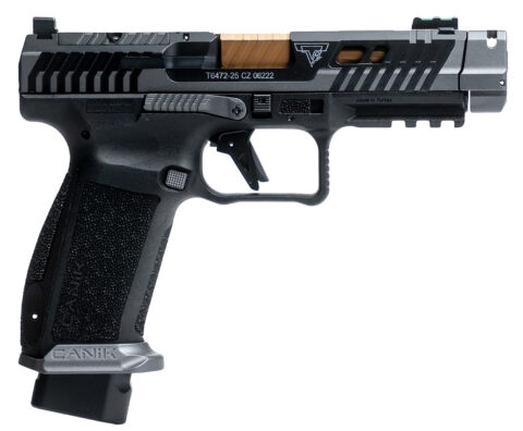 Canik TTI Combat 9mm, 4.6" Barrel, 10-Round, Smoke Cerakote