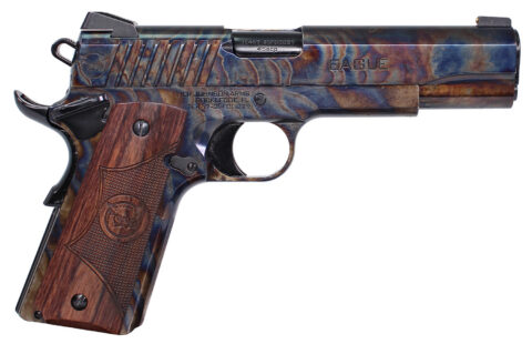 Iver Johnson Eagle CC .45 ACP, 5" Barrel, 8+1, Color Case Hardened
