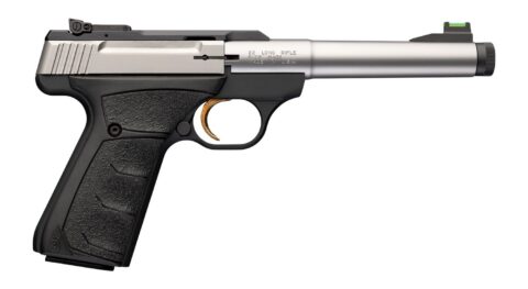 Browning Buck Mark Camper .22 LR, 5.9" Barrel, 10-Round, Stainless / Black