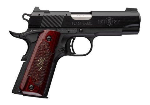 Browning 1911-22 Black Label Medallion .22 LR, 3.63" Barrel, 10+1, Black