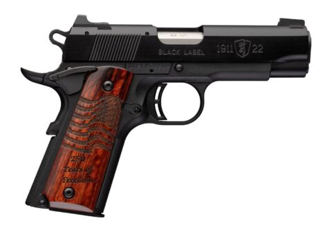 Browning 1911-22 Black Label Medallion, .22 LR, 3.63" Barrel, 10+1, Black