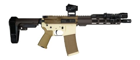 Shark Coast Tactical Drake 300 Blackout, 10" Barrel, 30+1, Two-Tone