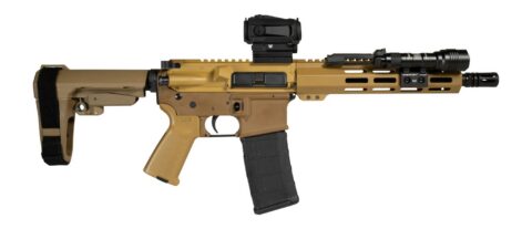 Shark Coast Sunrise 300 Blackout, 10" Barrel, 30-Round, FDE / Tan