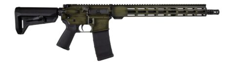 Shark Coast Tactical AR-15 5.56 NATO, 16" Barrel, Green Distressed
