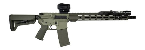 Shark Coast Grassy Knoll AR Bundle 5.56 NATO, 16" Barrel, OD Green