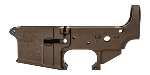 Griffin Armament MK1 AR-15 Stripped Lower, Terra Brown