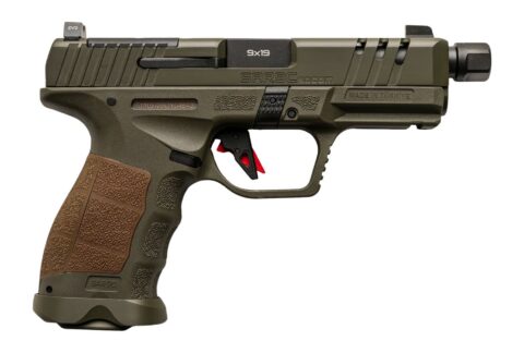SAR USA SAR9 SOCOM Compact 9mm, 4.70" Barrel, 10+1, OD Green