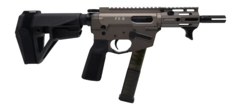 Freedom Ordnance FX9P Elite 9mm Pistol, 4" Barrel, Flat Dark Earth