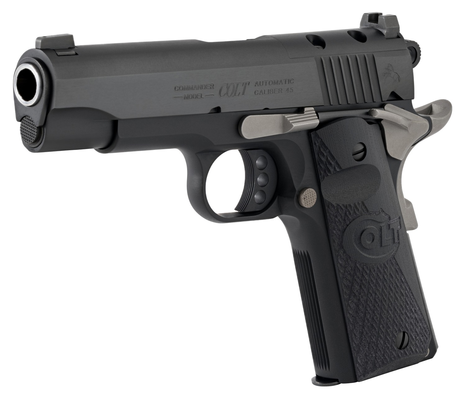 Colt Night Commander 1911 pistol in black finish with optics-ready slide and night sights