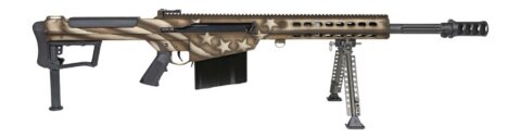 Barrett M107A1 .50 BMG, 20" Barrel, 10+1, American Flag Cerakote
