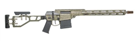 CNC Q Fix Topo .308 Win, 16" Barrel, Green/Tan
