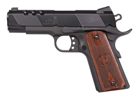 Iver Johnson Hawk 1911 Commander .45 ACP, 4.25" Barrel, 8+1, Black