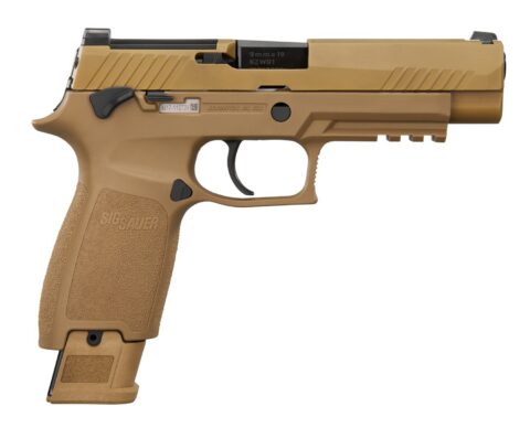 SIG Sauer M17 9mm, 4.7" Barrel, 10+1, Coyote PVD
