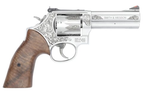 Smith & Wesson 686+ .357 Magnum, 4.13" Barrel, 7-Round, Engraved
