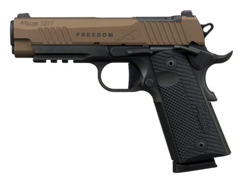 SIG Sauer 1911 XCA Freedom 45 ACP, 4.2" Barrel, 8-Round, Bronze Slide