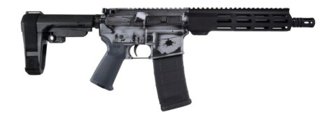Shark Coast Tactical Military AR 5.56 NATO, 10.50" Barrel, 30-Round, Gray