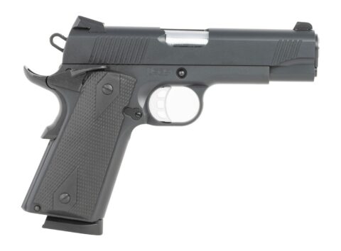 Tisas 1911 Carry .45 ACP, 4.25" Barrel, 8-Round, Black Cerakote