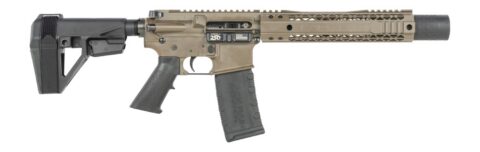 Black Rain Ordnance BRO 300 Blackout AR Pistol, 7.5" Barrel, FDE