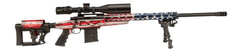 Howa 1500 25 Creedmoor, 24" Barrel, American Flag Cerakote
