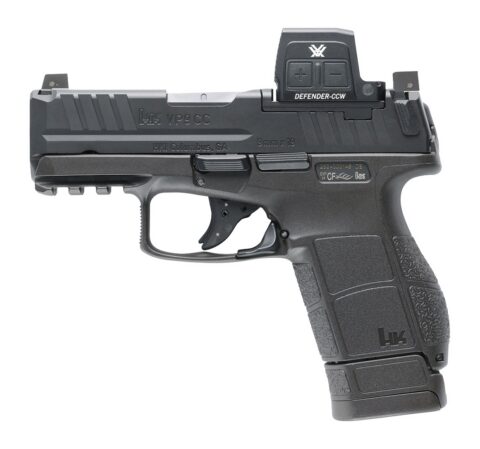 HK VP9CC 9mm, 3.13" Barrel, 12-Round, Vortex Defender CCW Optic Ready