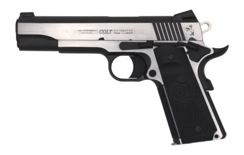 Colt Combat Elite Government 9mm, 5" Barrel, 9-Round, Two-Tone
